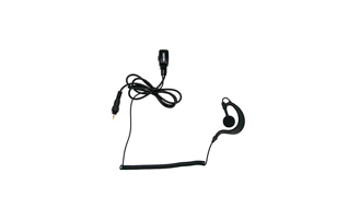 PIN29-CLP NAUZER Micro Auricular orejera, cable rizado negro alta gama para MOTOROLA CLP Series