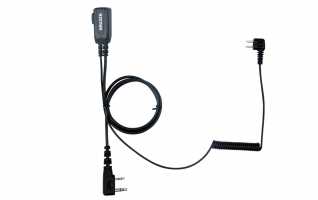 NAUZER PTT-32K  Cable con micro  PTT compatible casco PELTOR SPORTTAC caza y conectar walkies KENWOOD. 