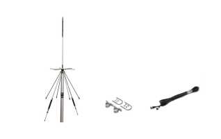 La antena base Komunica PWR-D-3000 es un discono diseado para la recepcin de seales en un amplio rango de frecuencias, desde 75 MHz hasta 3000 MHz. Esta antena es especialmente til para escneres y receptores que desean captar una variedad de frecuenc