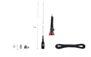 Sirtel SANTIAGO 1200 Antena completa CB 27 Mhz + base + cable 4 mts