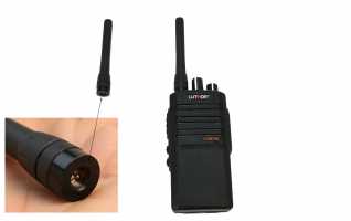 Luthor TLA-448PRO Antena Recambio originial para walkie TL-446 PRO