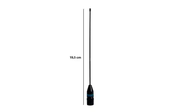 Diamond RH519 Antena original DIAMOND Doble Banda 144/430 VHF/UHF conector BNC, longitud 21 cm.