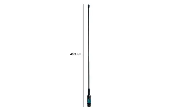 Diamond RH 771 Original DIAMOND Dual Band Antena 144/430 VHF/UHF conector macho BNC, comprimento 40 cm.