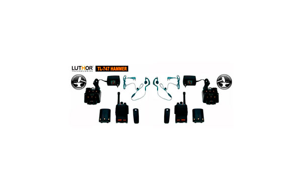 LUTHOR TL-747 KIT 2  HAMMER Walkie 16  CANALES  PMR 446 MHZ X 2 UNIDADES DE WALKIES