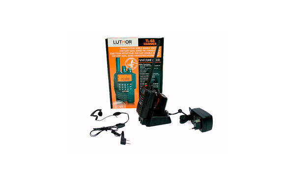 LUTHOR TL-66 HAMMER Walkie doble banda VHF/UHF.  IP-65 + BATERIA ALTA CAPACIDAD TLB-409