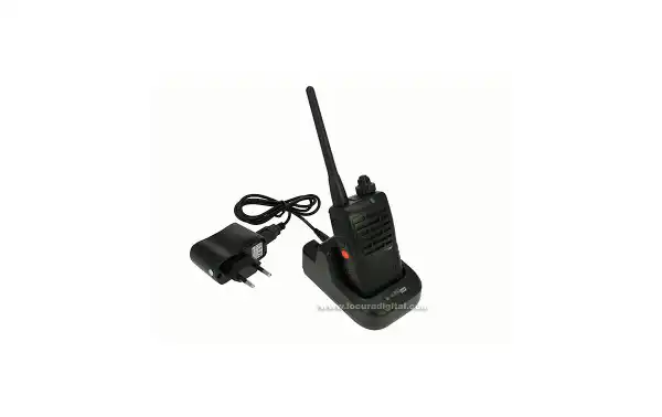 Polmar Shadow Walkie de uso libre PMR 446 + Cargador + Bateria de Litio. Canales dispoibles 8 + 8. Incluye pinganillo