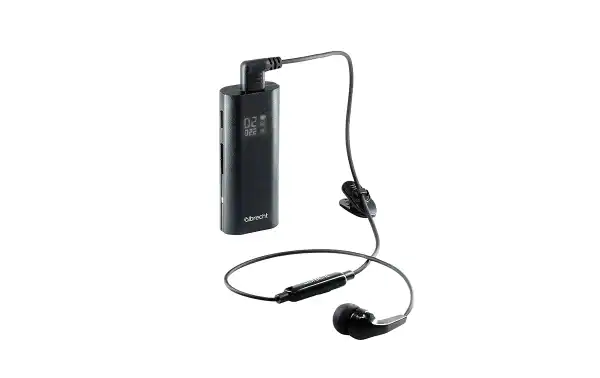 ALBRECHT A29656 Micro-Auricular cable 50 cm PTT tipo botón walkie BIZ 