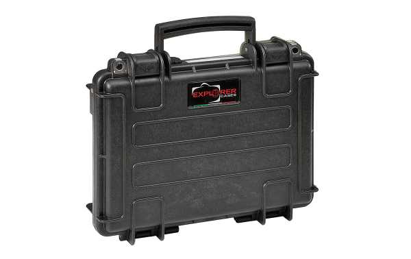 3005BE Explorer suitcase black color without foam Int L300 x W210 x P58