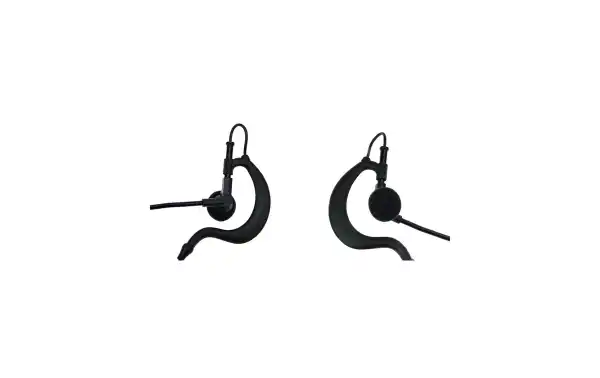 Nauzer PIN-49-S. High quality earphone with flexible microphone arm and PTT. For MIDLAND handhelds