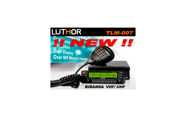 LUTHOR TLM-007 EMISORA BIBANDA VHF/ UHF 144/430 MHZ