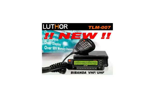LUTHOR TLM-007 EMISORA BIBANDA VHF/ UHF 144/430 MHZ