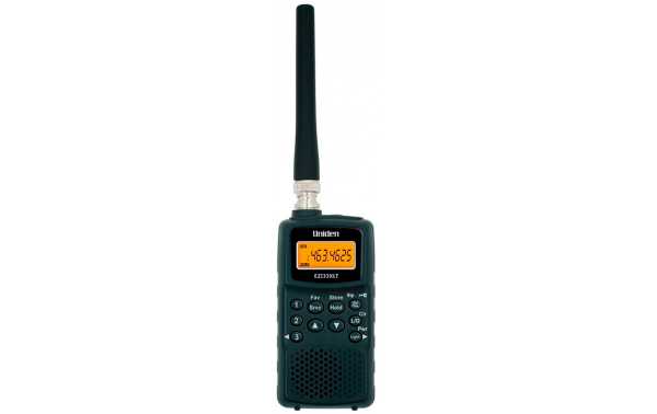 EZI-33-XLT Uniden scanner VHF 78-174 Mhz (includes air band) and UHF 406-512 Mhz. 9-band, channel 180