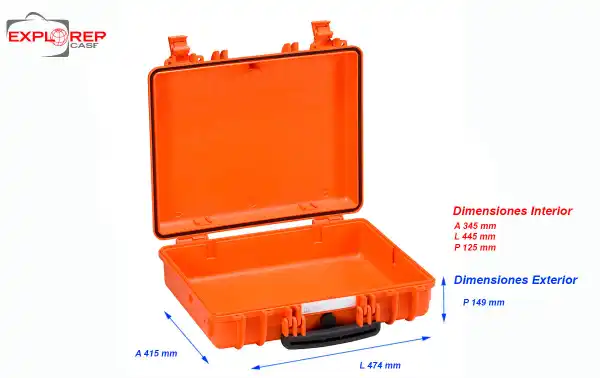 4412OE mala laranja Explorer sem espuma Int. L445 x A345 xP125