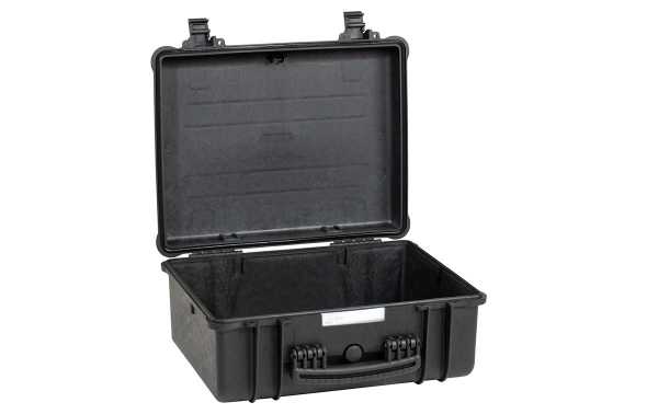 4820BE Explorer black suitcase without foam Int- L480 x A370 xP205mm