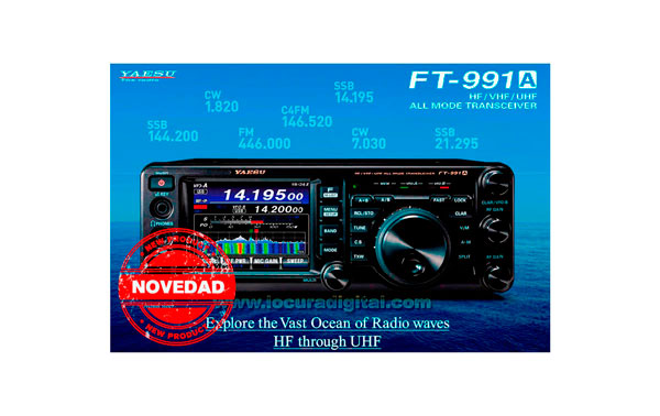 YAESU FT991A Multiband transmitter HF / VHF / UHF 1.8 - 54 YAESU FT991A Multiband transmitter HF / VHF / UHF 1.8 - 54