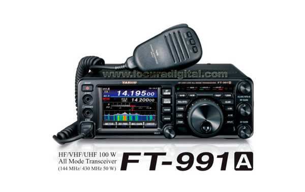 YAESU FT991A Transmissor de banda múltipla HF / VHF / UHF 1.8 -...