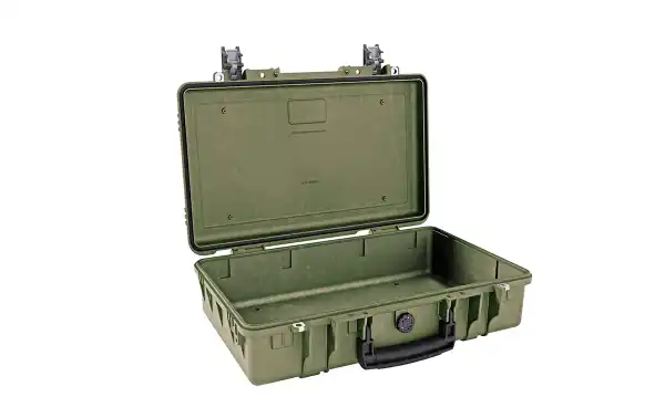 5212HL-GE Explorer Vert militaire, sans mousse, 55 x 14,5 x 35 cm