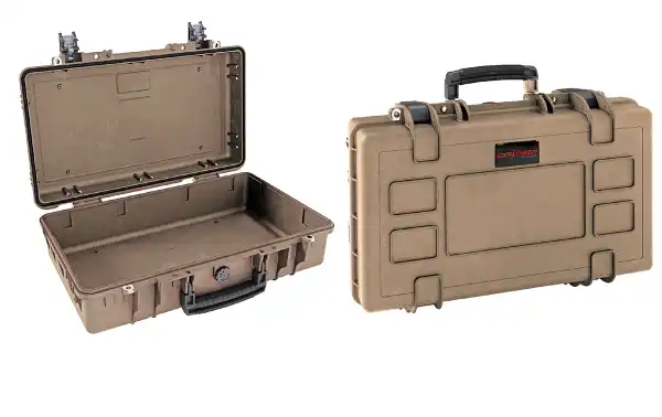 Valises Explorer 5215HL-DE, couleur désert, sans mousse, 55 x 17 x 35 cm