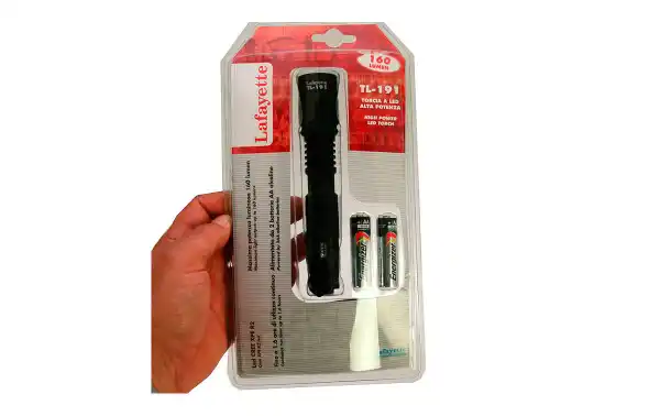 TL-191 Linterna LAFAYETTE de alta potencia 191 Lumens. 150 mm. x 27,9 mm.