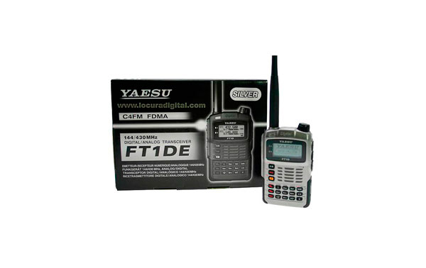 YAESU FT1D bibanda  144/430MHz  con GPS. Dual Band Digital receptor digitales Radio Amateur. Color Plata