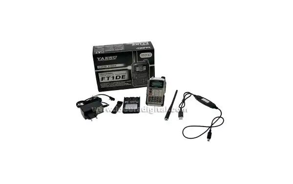YAESU FT1D bibanda 144/430MHz con GPS. Dual Band Digital receptor digitales Radio Amateur. Color Plata