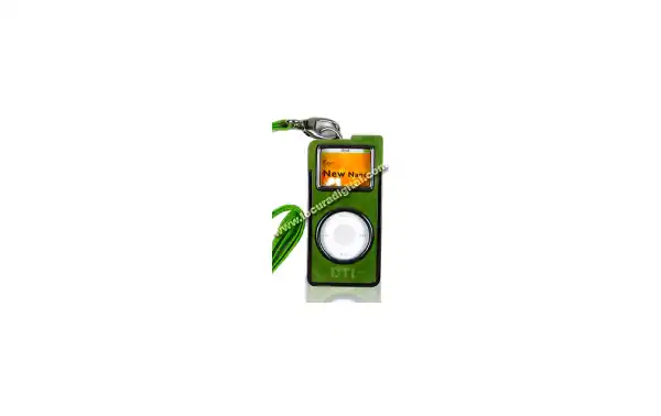 FUNDA TERCIOPELO VERDE IPOD NANO