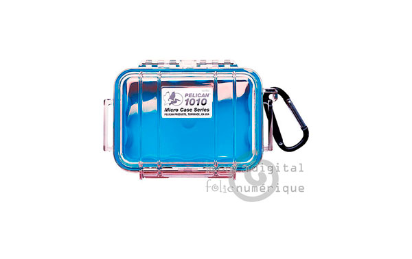 1010-026-100 Micro-Maleta de protección Transparente - Azul 