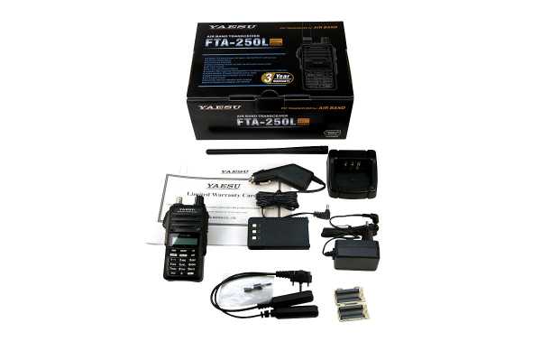 Transceptor da faixa do ar de FTA250L YAESU 108-136 megahertz