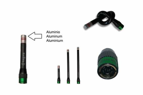 A-400BNA antenne flexible Fréquence: 455-520 MHz