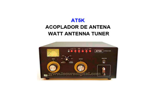 Palstar AT-5 K Acoplador de Antena  con medidor. Potencia maxima  5000 Watios