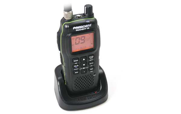 Chargeur President ACMR417 - Pour Station Radio CB Randy III - Alimentation 12V - Indicateur LED