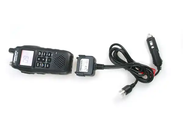 ACMR406 PRESIDENT Adaptador de alimentação para carro e carregador de isqueiro e conector para usar uma antena externa no RANDY III