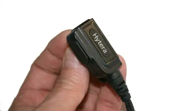 PTT microphone with 3.5 mm jack audio output