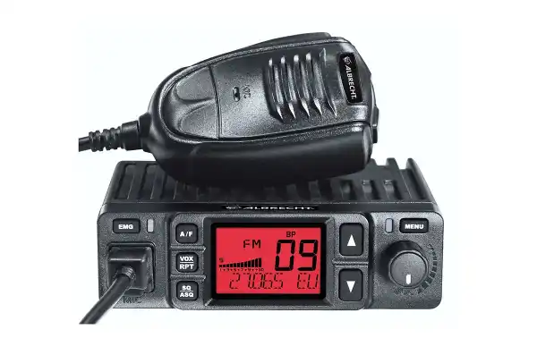 Radio CB ALBRECHT AE 6290 27 MHz AM/FM, 12-24 volts. VOX, sous-tons