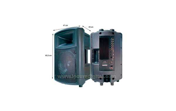 BARRISTER BAMP-12  Altavoz con amplificador integrado 250 W.
