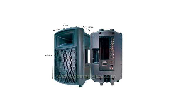 BARRISTER BAMP-12  Altavoz con amplificador integrado 250 W.