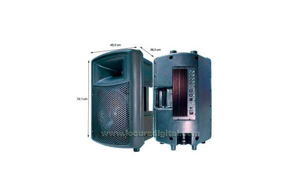 BARRISTER BAMP-15  Altavoz con amplificador integrado 300 W.