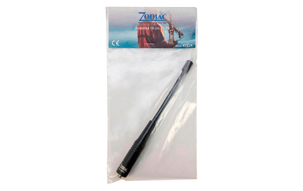 ZODÍACO Z47224 antena de curto 72-79 MHz. Walkies PROLINE +, EQUIPE PRO +, cofre, E-TECH IRIS