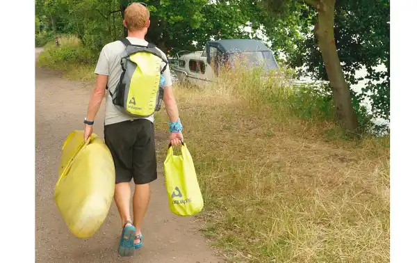 Acid Green Color: The acid green color not only adds a touch of style, but can also help make the bag more visible and easier to find in outdoor environments.