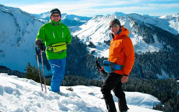 AQUAPAC821 Super reinforced waterproof fanny pack 3 liters fluorescent green