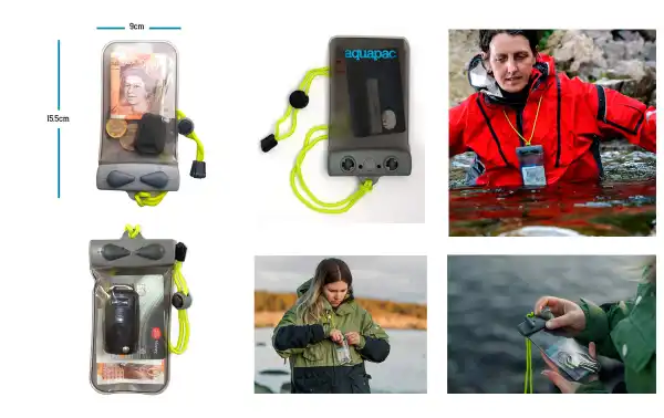 Funda impermeable para llaves, tarjetas, medida pequeña