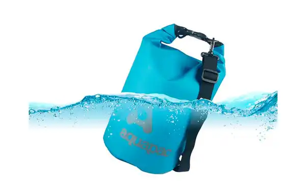 AQUAPAC 736 Sac étanche de 25 litres avec bandoulière. Bleu froid