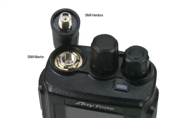 ANYTONE AT-D168 UV Walkie doble banda DMR 144/430 Mhz APRS digital