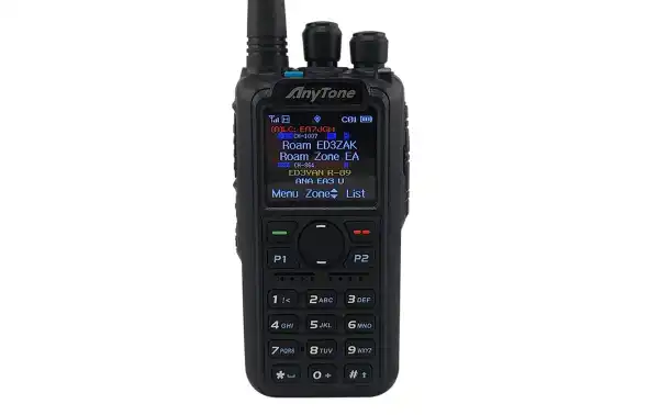 ANYTONE AT-D878UV Walkie DMR station de radio 144/430 Mhz avec itinérance numérique et analogique APRS compatible avec MOTOTRBO niveaux 1 et 2.
