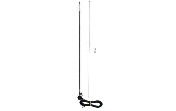 LEMM AT-26 EXPORT-S Antena móvel CB 27 Mhz Comprimento porca de orelhas de 90 cm