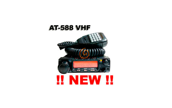 AT-588 EMISORA MOVIL VHF 144 MHZ POTENCIA  60 WATIOS.
