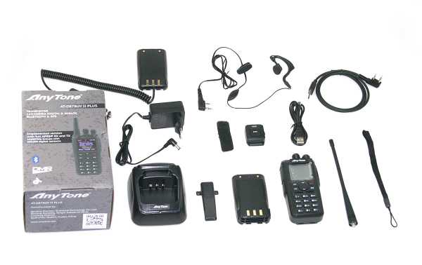 ANYTONE AT-D878UV-II- PLUS with Bluetooth Walkie DMR 144/430 Mhz APRS