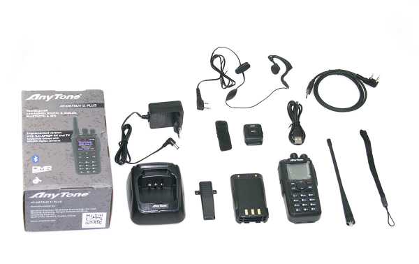 ANYTONE AT-D878UV-II- PLUS with Bluetooth Walkie DMR 144/430 Mhz APRS