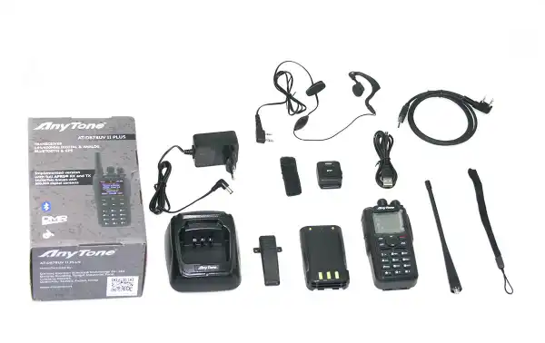 ANYTONE AT-D878UV-II- PLUS avec talkie-walkie Bluetooth DMR 144/430 MHz APRS
