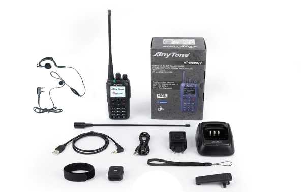 ANYTONE AT-D890-UV con Bluetooth Walkie DMR 144/430 Mhz  APRS /GPS
